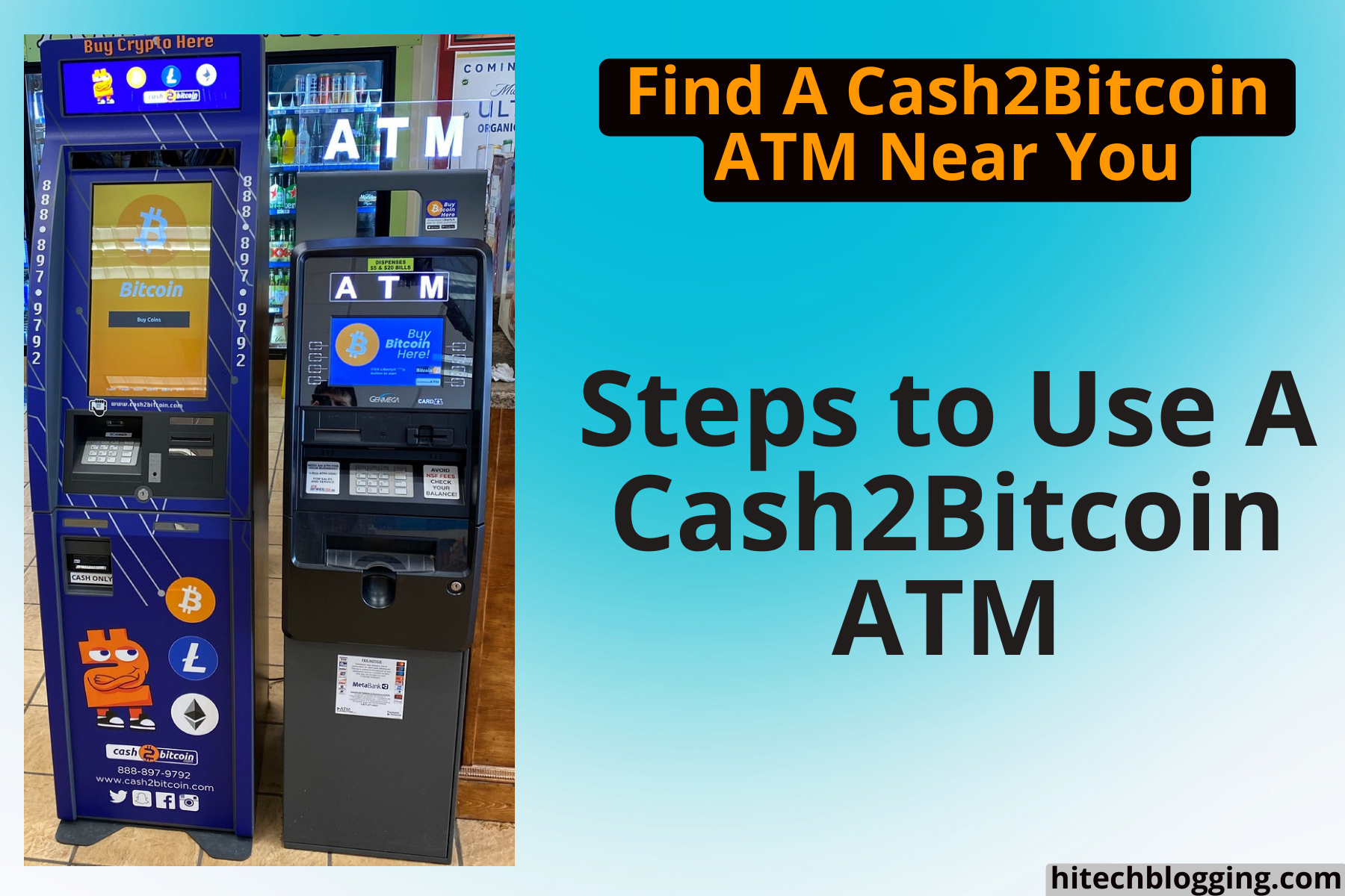 Cash2Bitcoin ATMs: The Easiest Way to Buy Bitcoin with Cash