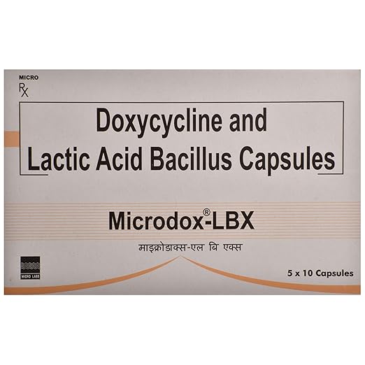 Microdox-LBX Capsule - Doxycycline + Lactobacillus - 20% Off