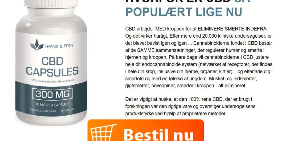 Frank Frey CBD Kapsler Anmeldelse 2025 – Pris, Effekt og Hvor Du Kan Købe i Danmark