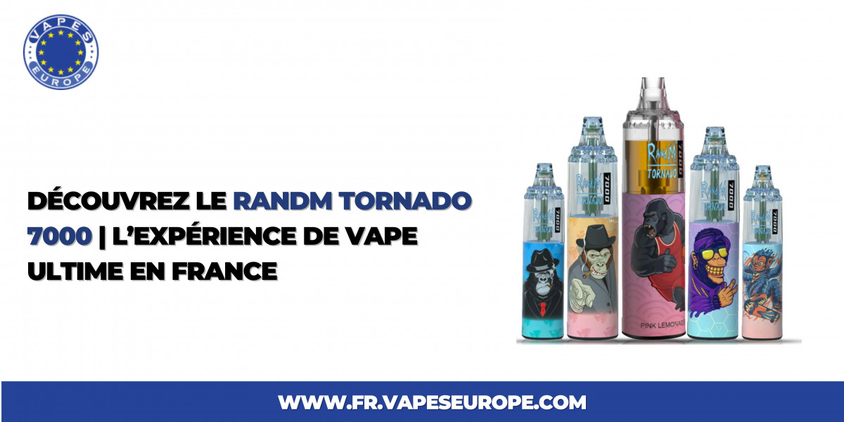 Découvrez le RandM Tornado 7000 L’expérience de vape ultime en France